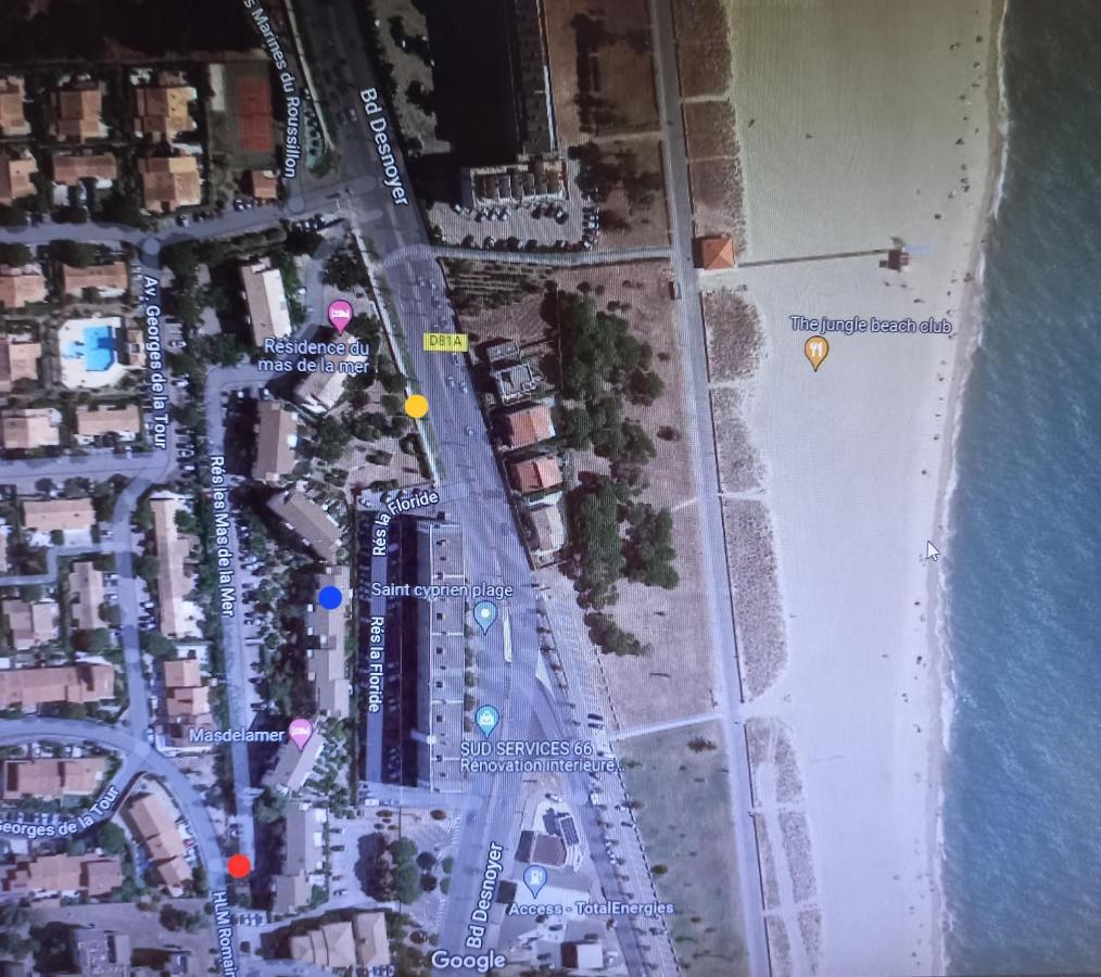 Appartement Saint Cyprien Plage Residence Les Mas De La Mer Exterior foto